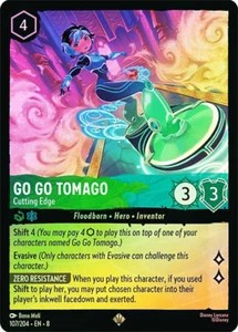 Lorcana COLD FOIL Go Go Tomago - Cutting Edge - Reign of Jafar # 107 - Imagen 1 de 1