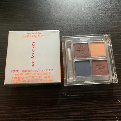 Mary Kay Velocity Eye Shadow Color Quad Palette Box - Heart Throb (Blue Brown) - Image 1 of 3