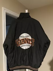 San Francisco Giants Starter Jacket 2XL Coat Vintage Puffer Rare Bomber Bonds - Picture 1 of 2