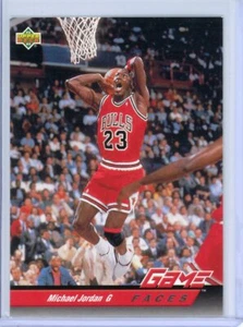 1992-93 Upper Deck MICHAEL JORDAN Game Faces Card #488 CHICAGO BULLS - Picture 1 of 2