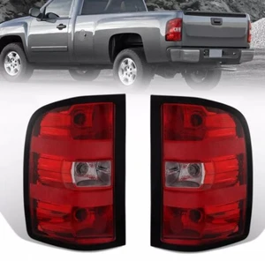 2PCS Tail Lights Rear Lamps w/ Bulb For 2007-2013 Chevy Silverado 1500 2500 3500 - Picture 1 of 5