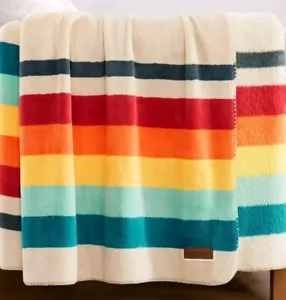 Pendleton Plush Throw Blanket - MOUNT FORAKER 50" x 70" NWT - Picture 1 of 7