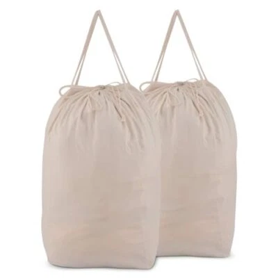  Bolsas de lavandería lavables con asas, 140L almacenamiento de ropa sucia para beige Foto 1 de 4