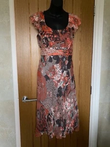 GORGEOUS ROCHA JOHN ROCHA SILK MIX DRESS OCCASION, PARTY, WEDDING - RJR SIZE 8 - Picture 1 of 15