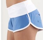 Lululemon Reversible Fold over waterproof Womens 6 Blue/White Boardshorts shorts