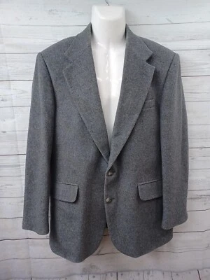 Robert Stock Gray Wool Blazer Jacket Sport Coat Size 39R - Image 1 of 4