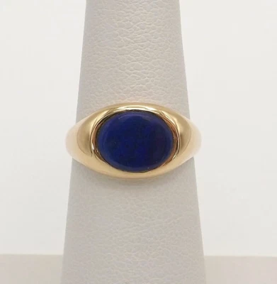 Anel de lápis azul ouro 14k unissex tamanho 5 rosa criança - Imagem 1 de 4