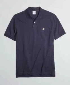 NEW Brooks Brothers Golden Fleece Stretch Supima Polo Shirt NAVY SZ S/AUTHENTIC - Imagen 1 de 3