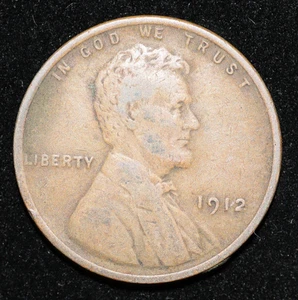 1912 Lincoln Wheat Cent 1 C Circulated Philadelphia - Picture 1 of 2