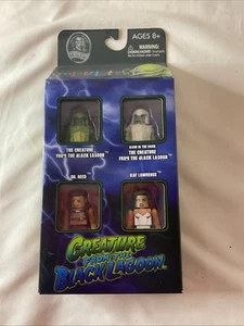 Universal Monsters Minimates Creature From The Black Lagoon 4 Pack Glow New - Picture 1 of 7