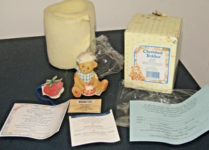 Enesco 1995 Cherished Teddies 156299 Matthew Dressed as a Chef Bear Figur - Bild 1 von 10