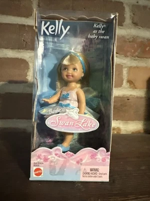 Mattel Kelly as Baby Swan Lake Doll 2003 New in Box Barbie Little Sister 4" - Image 1 of 4