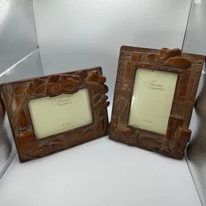 Frames Unlimited 3D Western Themed Table Top Frame Set 4x6 Photos Rodeo Cowboy - Picture 1 of 9