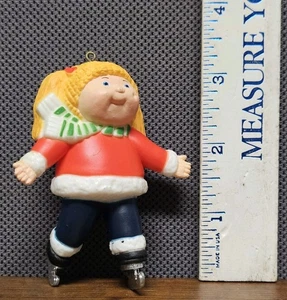 Vintage Cabbage Patch Kids Christmas Ornament 1984 Ice Skater - Picture 1 of 7