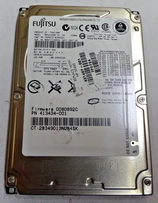 FUJITSU *** MHV2120BH *** 120 GB *** SATA HDD Notebook 2,5 Zoll #NFP1568 - Bild 1 von 3