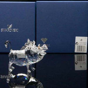 Statuetta Swarovski Disney Re Leone Pumba 1049784 - Foto 1 di 6