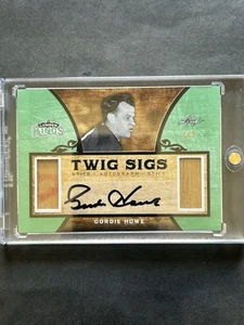 Gordie Howe Red Wings 2016 Leaf Lumber Kings Twig Sigs 1/2 - Picture 1 of 8