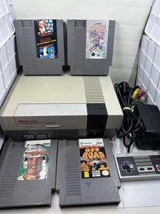 Nintendo Entertainment System NES Original Konsole Bundle mit Spielen getestet Mario - Bild 1 von 15