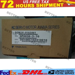 1PC New Yaskawa SGMJV-01A3A61 AC Servo Motor SGMJV01A3A61 Expedited Shipping - Picture 1 of 1