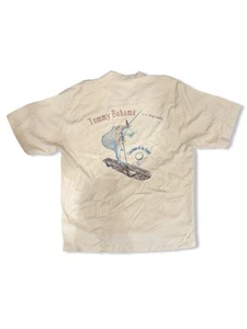 Tommy Bahama Men’s Medium 100% Silk Chairman Of The Board Embroidery Shirt - Picture 1 of 7