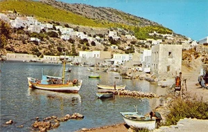 1968 Leros Meriki Apopsis Panteli Barcos de colección Grecia Postal N85 - Imagen 1 de 2