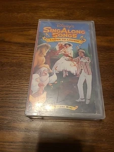 Disneys Sing Along Songs Mary Poppins I Love To Laugh Volume 9 VHS 1993 Film - Picture 1 of 5