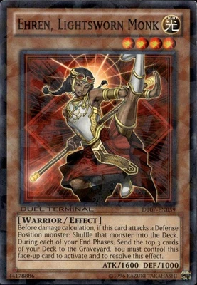 Ehren, Lightsworn Monk Italian Unl Secret Rare LODT-IT082  Yu-Gi-Oh! - Image 1 of 2