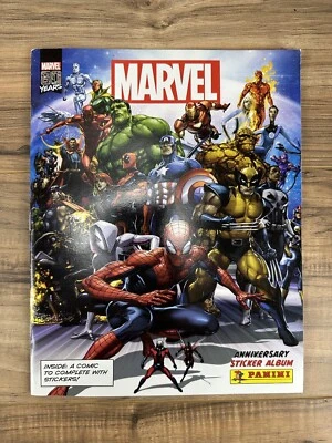 Álbum de pegatinas Panini 80 años aniversario Marvel Comics NUEVO Foto 1 de 2