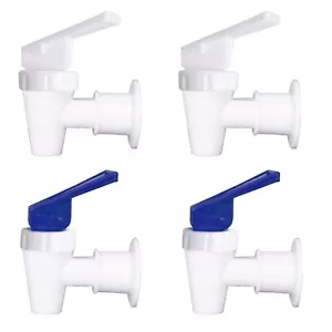 4 Pcs 3/8Plastic Faucet,Replacement Cooler Faucet Water Bottle Jug Reusable Spig - Picture 1 of 6