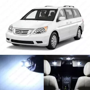 19 x White LED Lights Interior Package Kit for Honda Odyssey 2005 - 2010 + Tool - Picture 1 of 7
