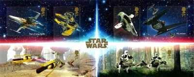 STAR WARS, THE RISE OF SKYWALKER MINIATURE SHEET, YEAR 2019, SELFADHESIVE, MNH - Image 1 of 4
