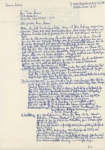 Werner Ehrig-ALS in German about his Military Career (Gen/Knight's Cross) - Picture 1 of 2