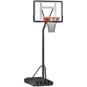 HOMCOM Canestro Basket per Adulti con Altezza Regolabile 302-352cm, Struttura in - Foto 1 di 10