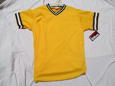 CAMISETA DE BÉISBOL WILSON A4791 JUVENIL CUELLO EN V POLIÉSTER TRENZADO - VAR COL Y TALLA Foto 1 de 4