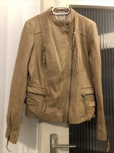 Streetone Echtleder Jacke Gr.40,Damen,Beige,“Love is a Playground „ - Bild 1 von 5