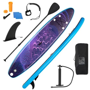 11 ft Inflatable Stand-Up Paddle Board Non-Slip Deck Surfboard w/ Hand Pump - Picture 1 of 10