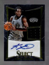 2012-13 Kawhi Leonard Panini Select #250 Rookie Jersey Auto 86/249 Spurs