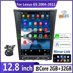 12.8"For Lexus GS300 GS330 GS430 GS450 2004-2011 Car Radio GPS Navigation Stereo - Bild 1 von 8