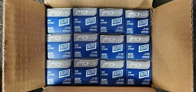 1 Case (12pcs) TCP LED5E26B1127K LED Bulb, B11 E26, 5W (40W Equiv.) - Image 1 of 4