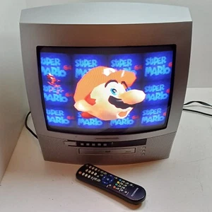 Techwood 3750 Farbfernseher CRT +Fernbedienung(*) GETESTET RETRO-GAMING 14" SCART TV - Bild 1 von 24
