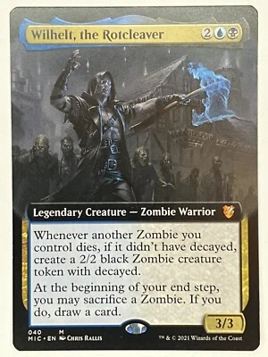 Wilhelt, the Rotcleaver NM Extended Art Commander: Innistrad: Midnight Hunt MTG - Image 1 of 4