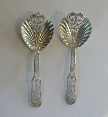 Пара сетчатых ложек Continental Silver Bon-Bon - Изображение 1 из 4