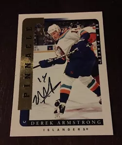 1996-97 Pinnacle Derek Armstrong Be A Player Autograph #179 Card Nr/Mt-Mt - Bild 1 von 2