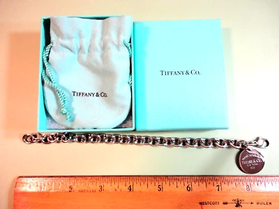 TIFFANY & CO. Return to Tiffany & Co Pulsera Grande 9", Plata 925 Foto 1 de 4