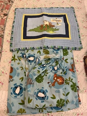 Vintage Springs Madagascar Twin Flat Sheet Set W/2 Pillow Shams - Image 1 of 4