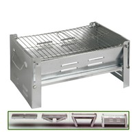 Edelstahl Korb für Holzkohlegrill Klappgrill Outdoor Tragbar Camping Grill