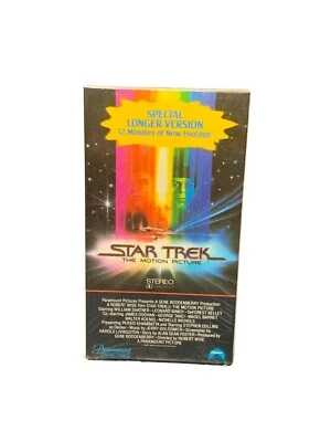 Star Trek: The Motion Picture (VHS, 1980, Special Longer Version) Rare - Image 1 of 4