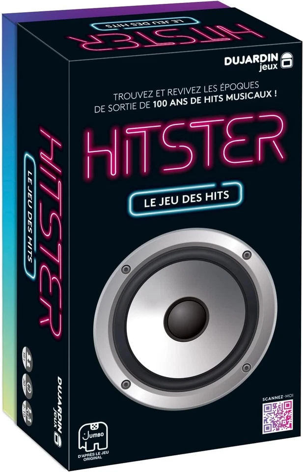 Hitster - Jeu de société - DUJARDIN - Plongez dans l'univers musical avec HIT...