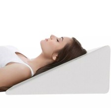 Wedge Pillow Memory Foam Back Support Snoring Acid Reflux With Removable Cover