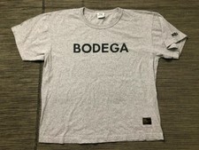 Bodega Adult Mens Large Tee T Shirt Short Sleeve Gray